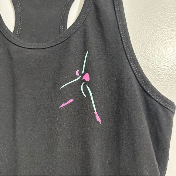 Boxercraft Team black tank top with built in bra size L - Picture 2 of 7